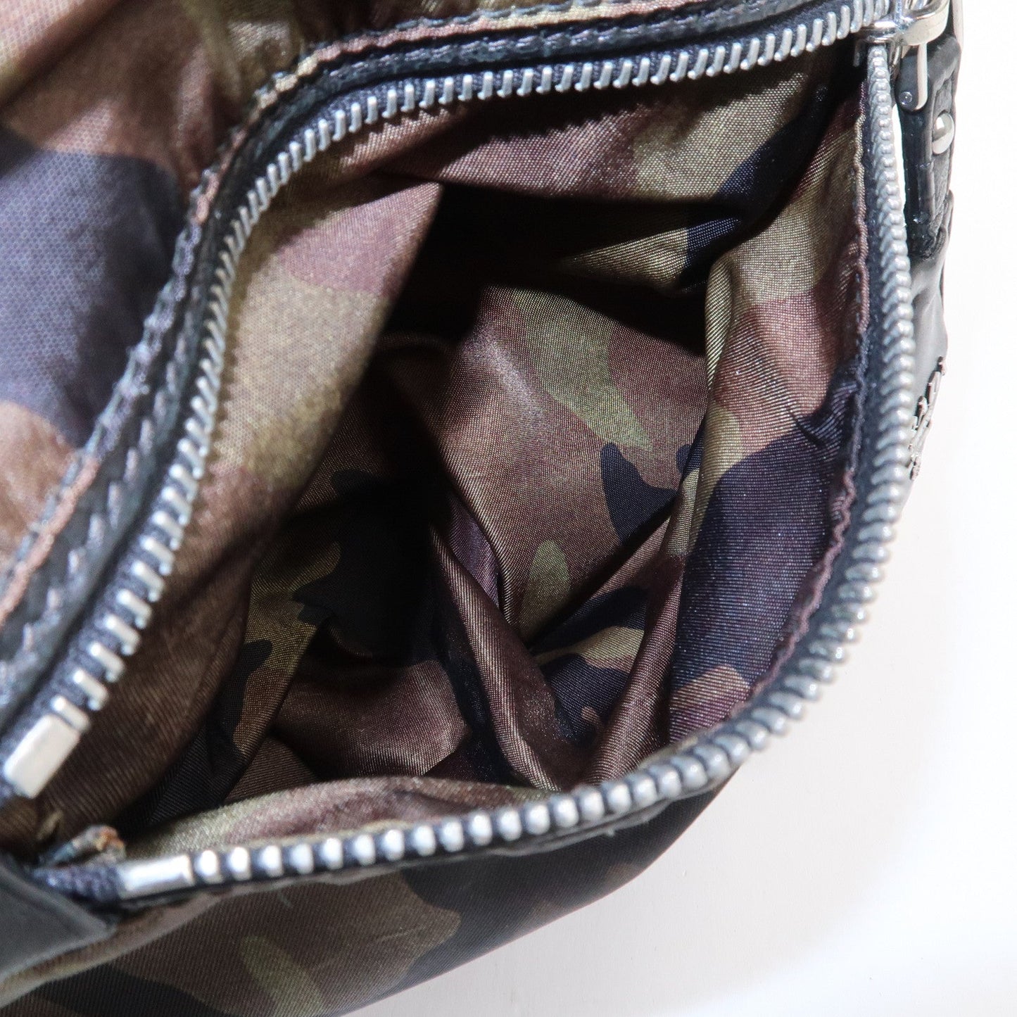 Prada Triangle Logo Nylon 2Way Hand Shoulder Bag Black Khaki BN1959【Pre-order】