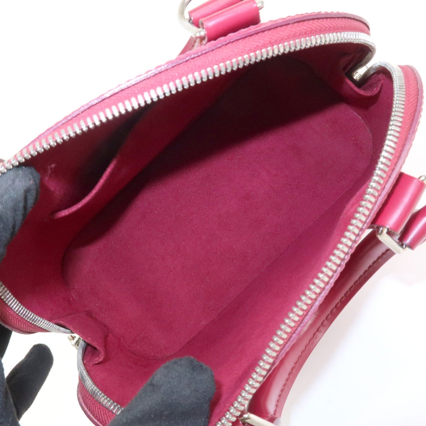 Louis Vuitton Epi Alma BB Hand Bag Shoulder Bag Fuchsia M40851【Pre-order】