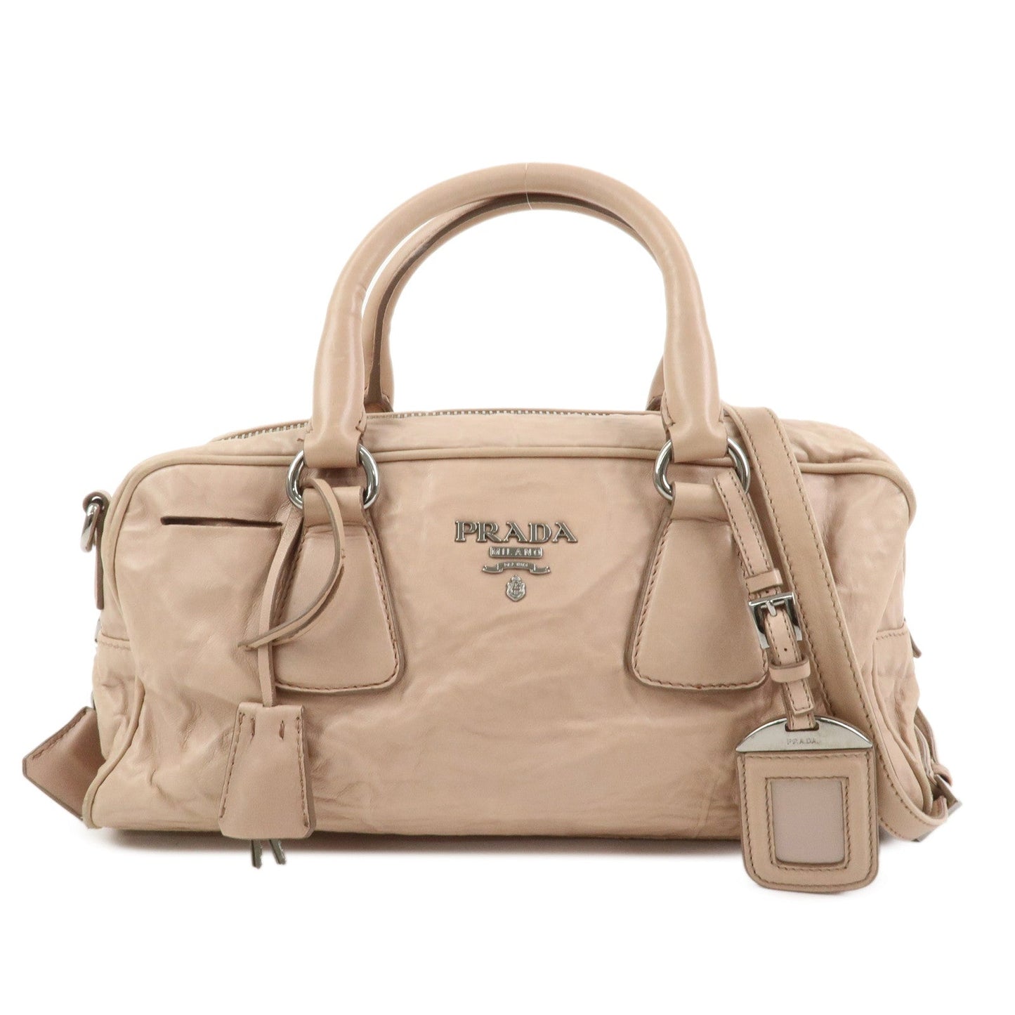 Prada Nappa Leather 2Way Bag Hand Bag Shoulder Bag Light Pink【Pre-order】