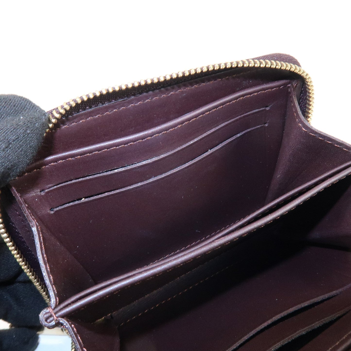 Louis Vuitton Monogram Vernis Zippy Coin Purse Amarante M93607【Pre-order】