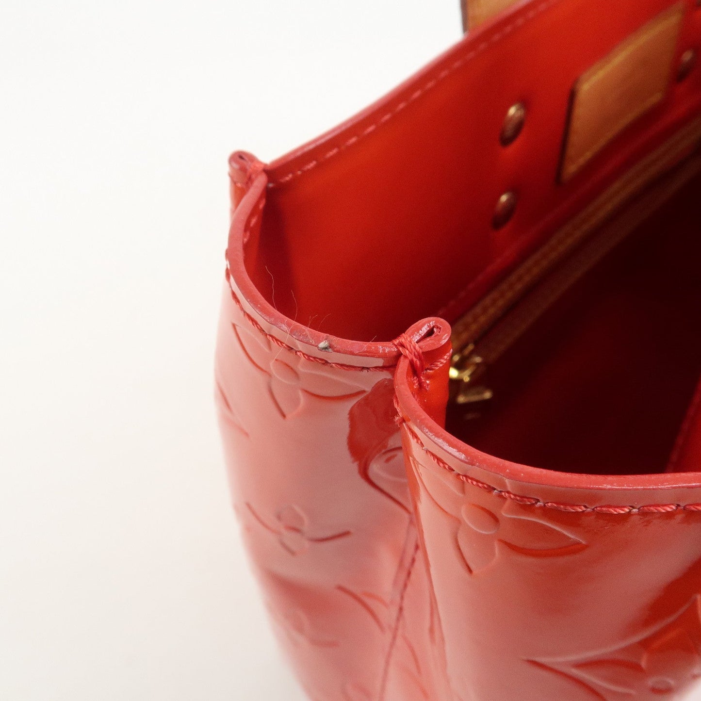 Louis Vuitton Monogram Vernis Lead PM Hand Bag Rouge M91088【Pre-order】