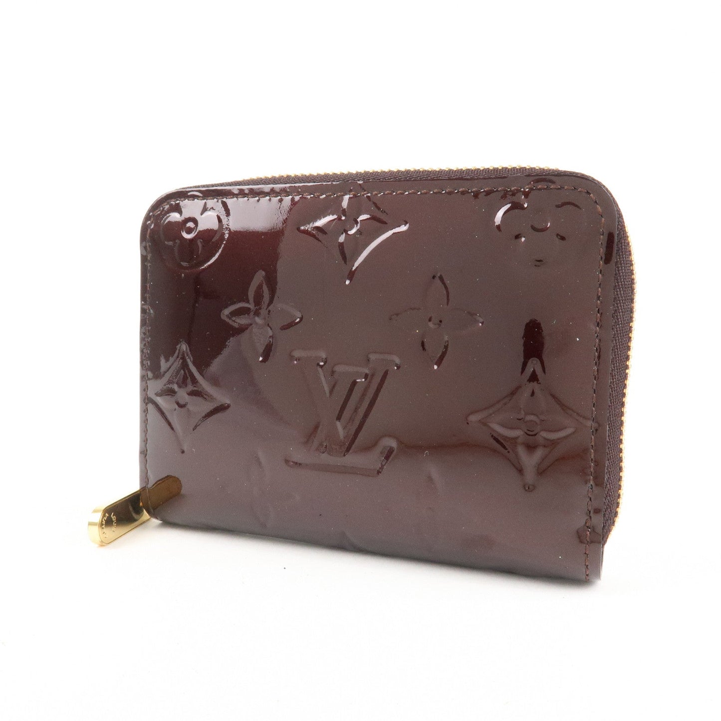 Louis Vuitton Monogram Vernis Zippy Coin Purse Amarante M93607【Pre-order】