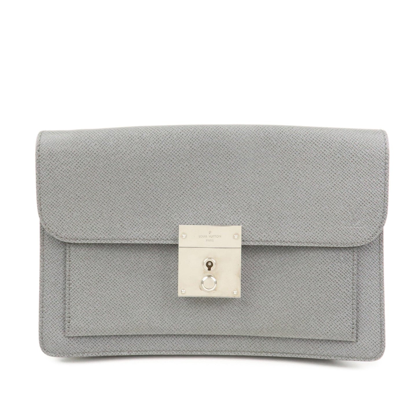 Louis Vuitton Taiga Leather Neo Belaia Clutch Bag Glacier M32683【Pre-order】