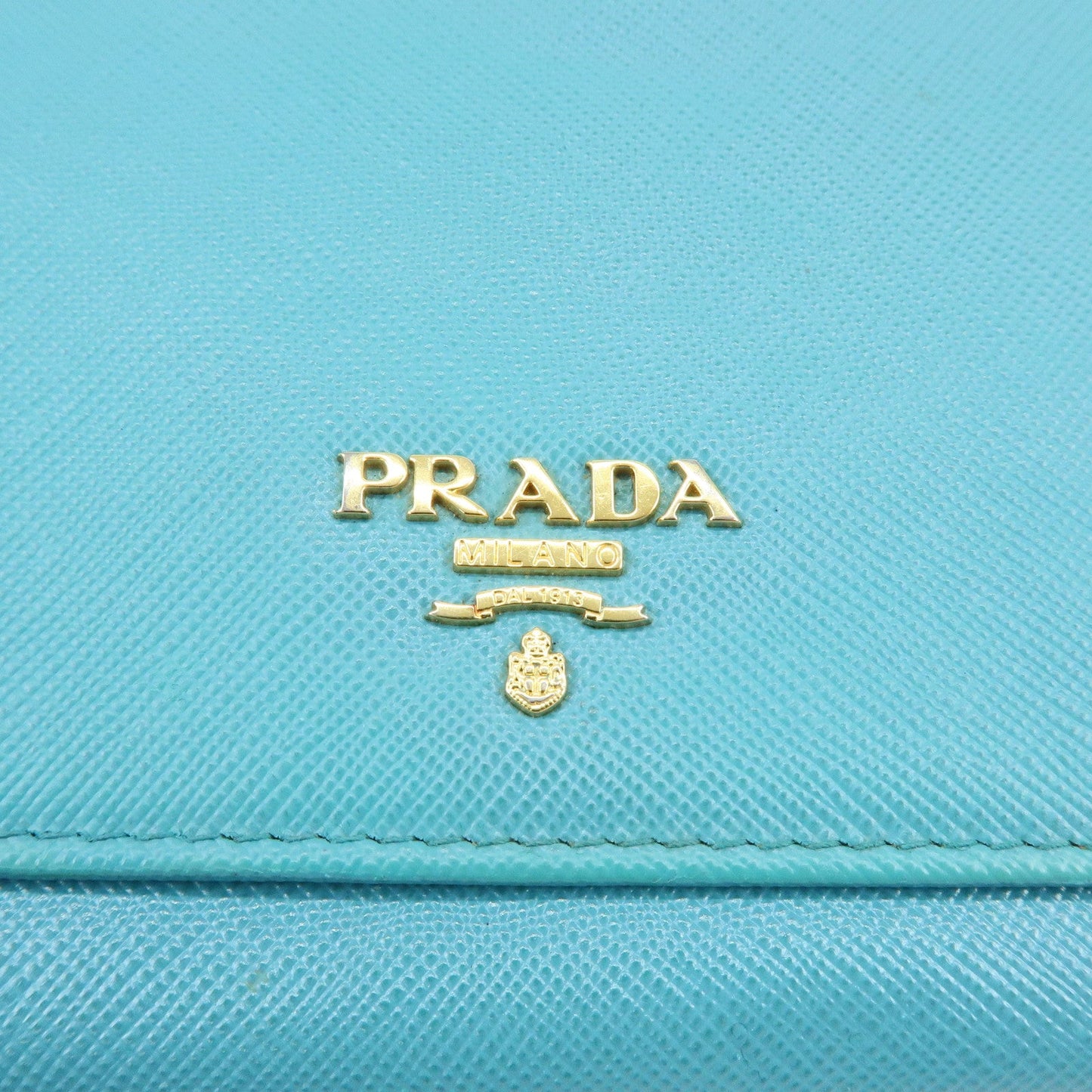 Prada Saffiano Leather Chain Wallet Shoulder Bag Blue 1M1290【Pre-order】