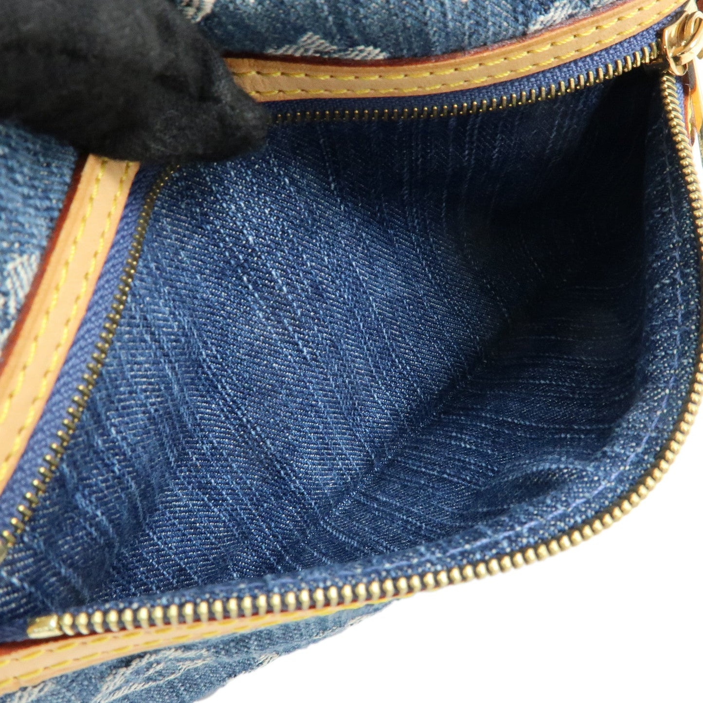 Louis Vuitton Monogram Denim Pochette Plat Pouch Clutch Bag M95007【Pre-order】