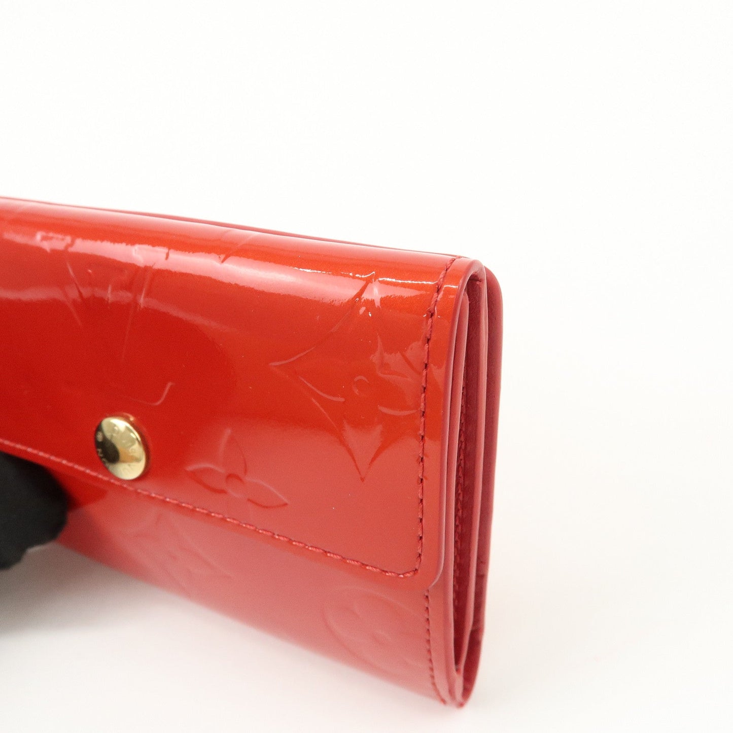 Louis Vuitton Monogram Vernis Ludlow Bi-fold Wallet Rouge M91090【Pre-order】