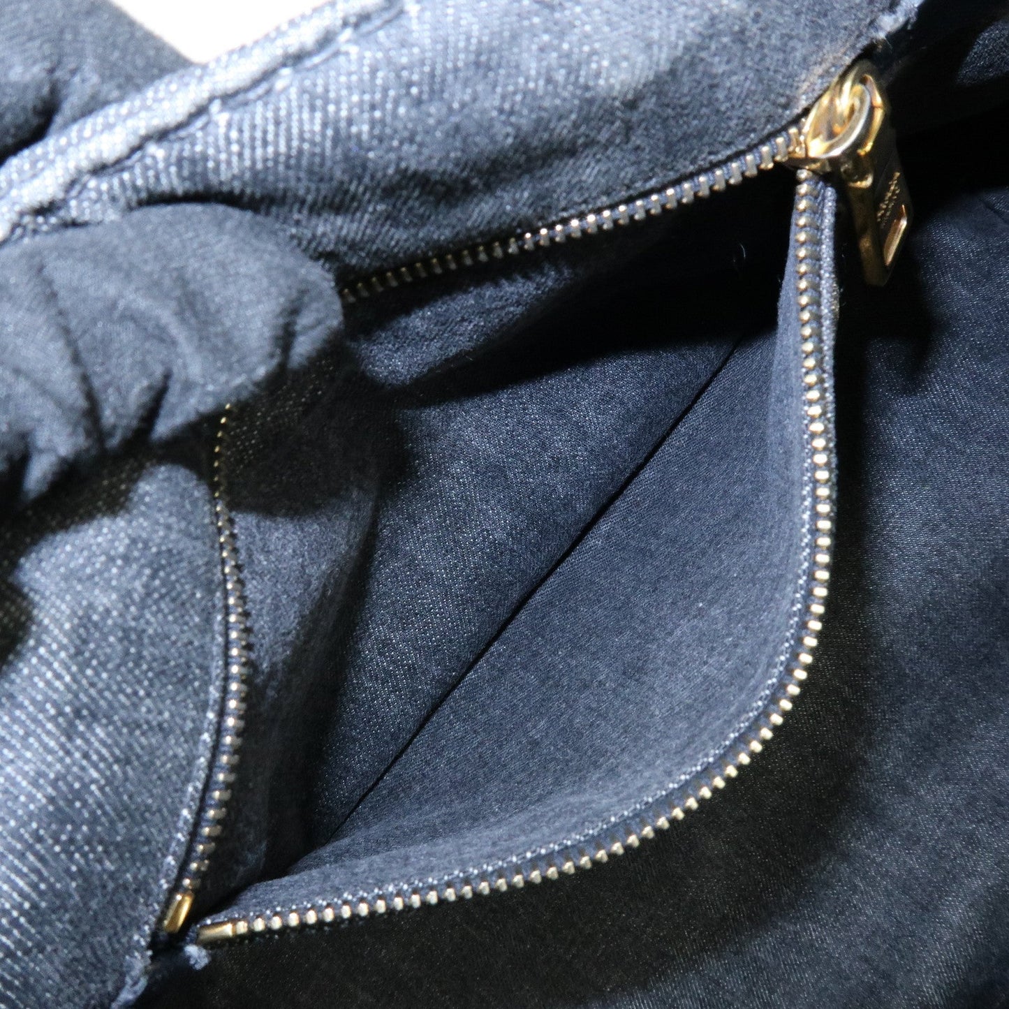 Prada Canapa Denim Tote Bag Hand Bag Black 1BG642【Pre-order】