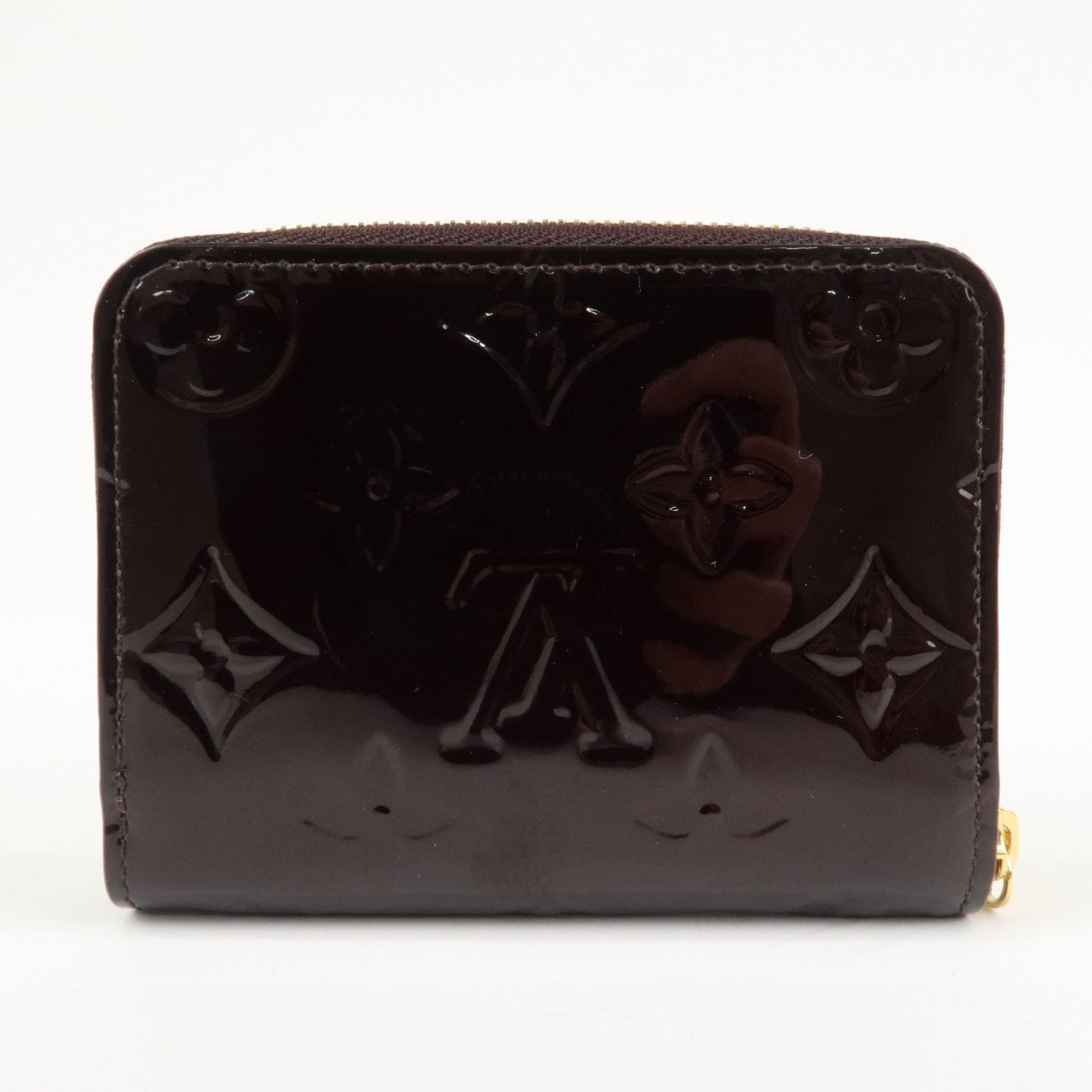 Louis Vuitton Monogram Vernis Zippy Coin Purse Amarante M93607【Pre-order】