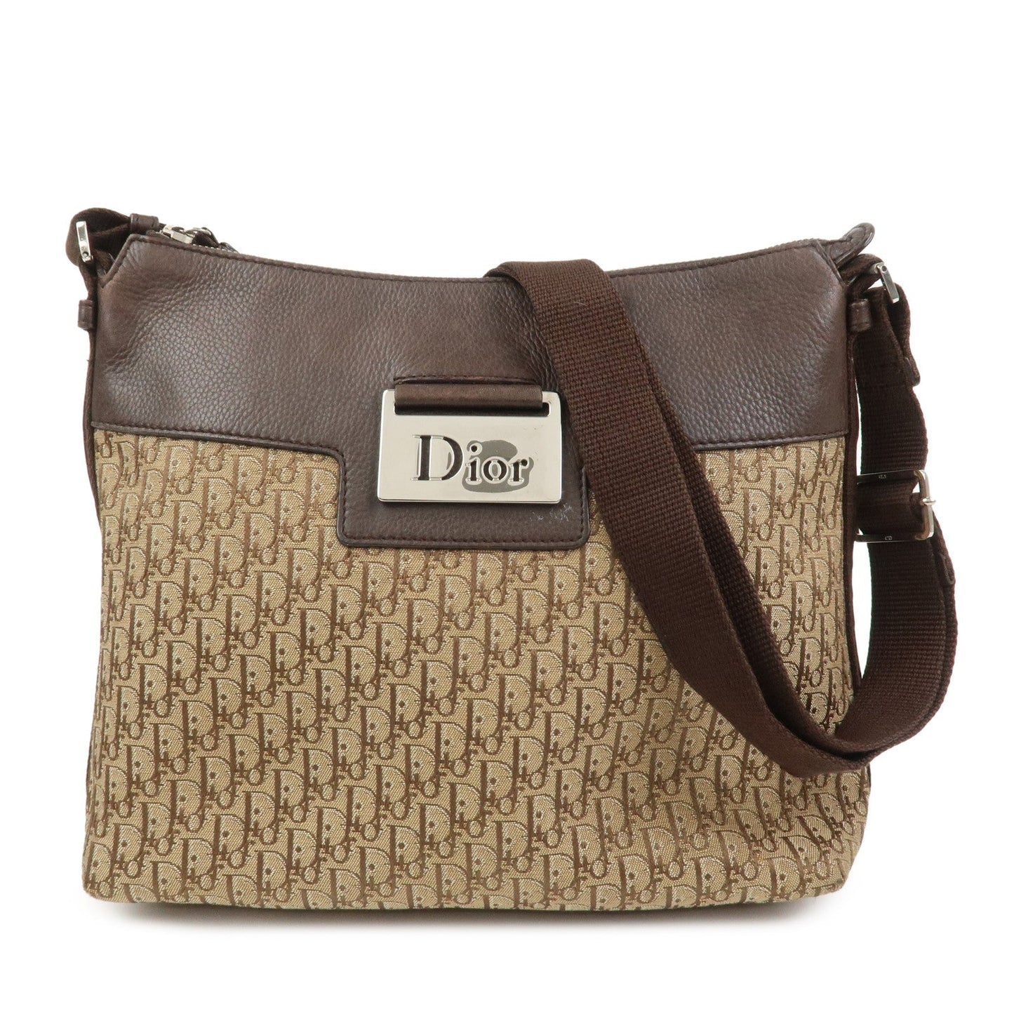 Christian Dior Street Chic Trotter Canvas Leather Shoulder Bag【Pre-order】