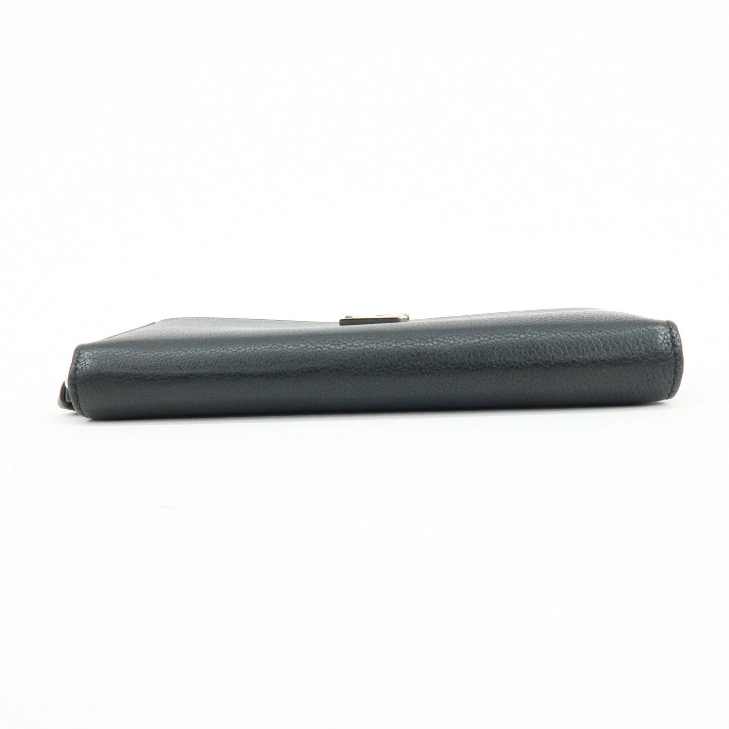 Louis Vuitton Leather Lockme Round Zippy Long Wallet Noir M62622【Pre-order】