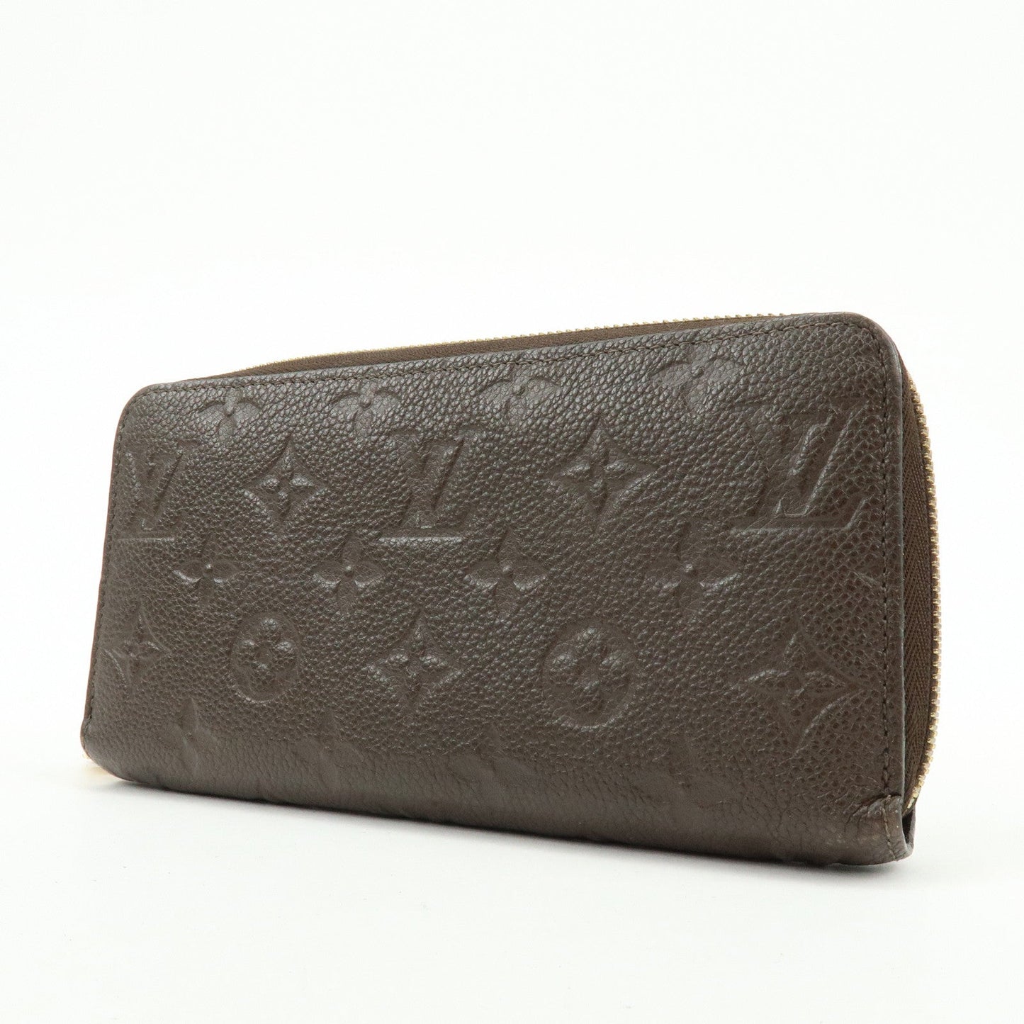 Louis Vuitton Monogram Empreinte Round Zippy Wallet Terre M60548【Pre-order】