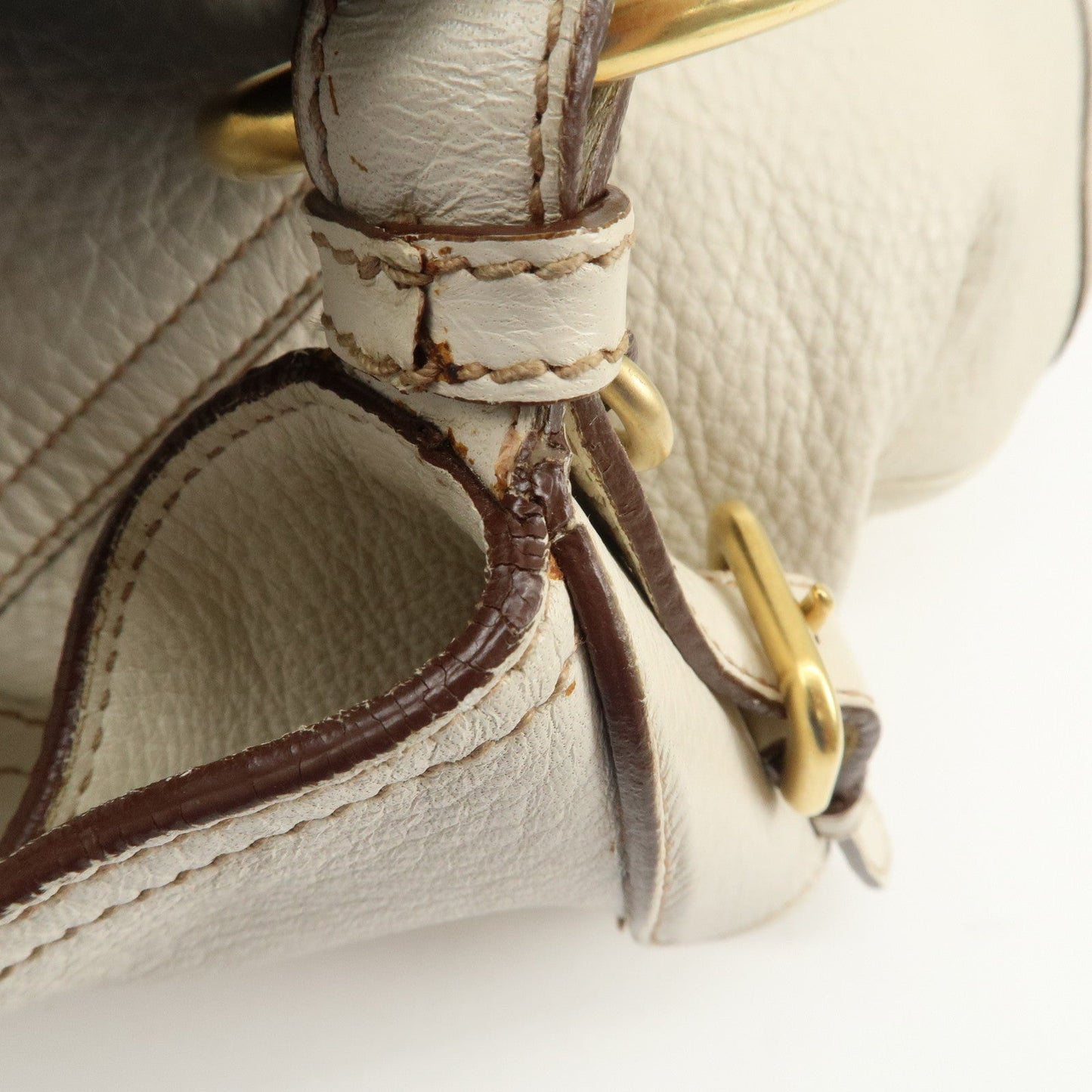 Prada Logo Shoulder Bag Hand Bag Ivory【Pre-order】