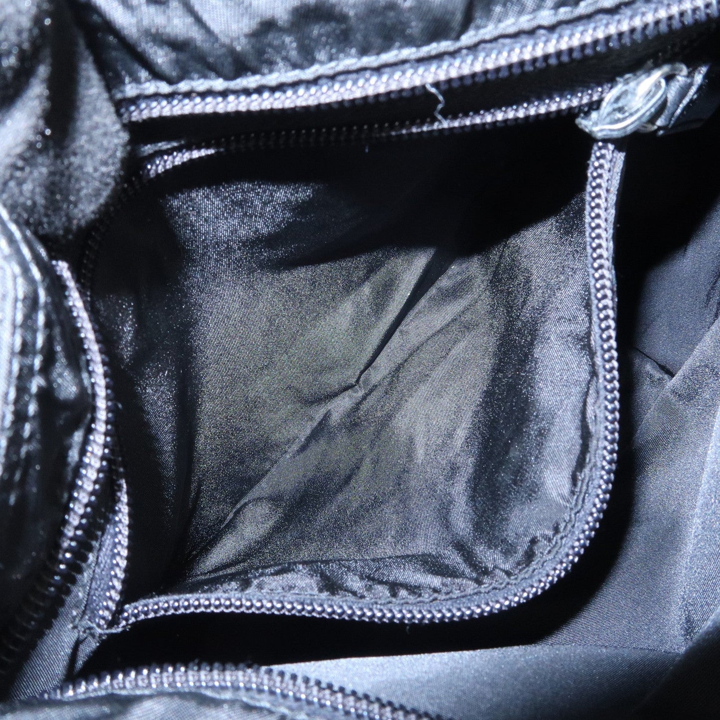 Prada Triangle Logo Nylon Leather Shoulder Bag Crossbody Bag Black【Pre-order】