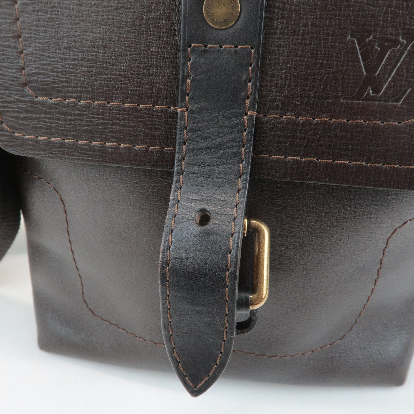 Louis Vuitton Utah Calf Leather Shoulder Bag Crossbody Bag Cafe M92995【Pre-order】