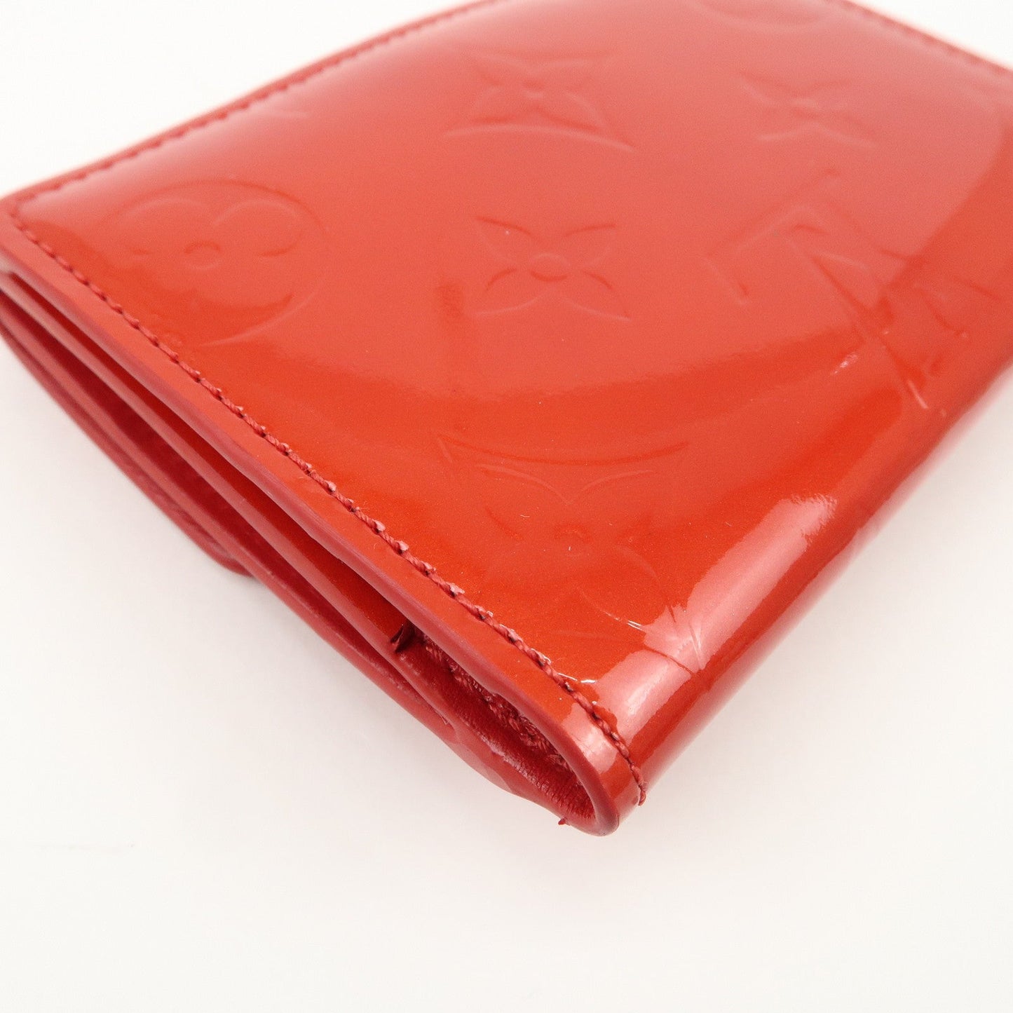 Louis Vuitton Monogram Vernis Ludlow Bi-fold Wallet Rouge M91090【Pre-order】