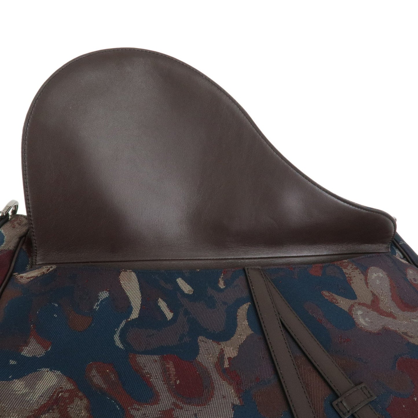 Christian Dior Canvas Leather Saddle Flap Camouflage Messenger Bag【Pre-order】