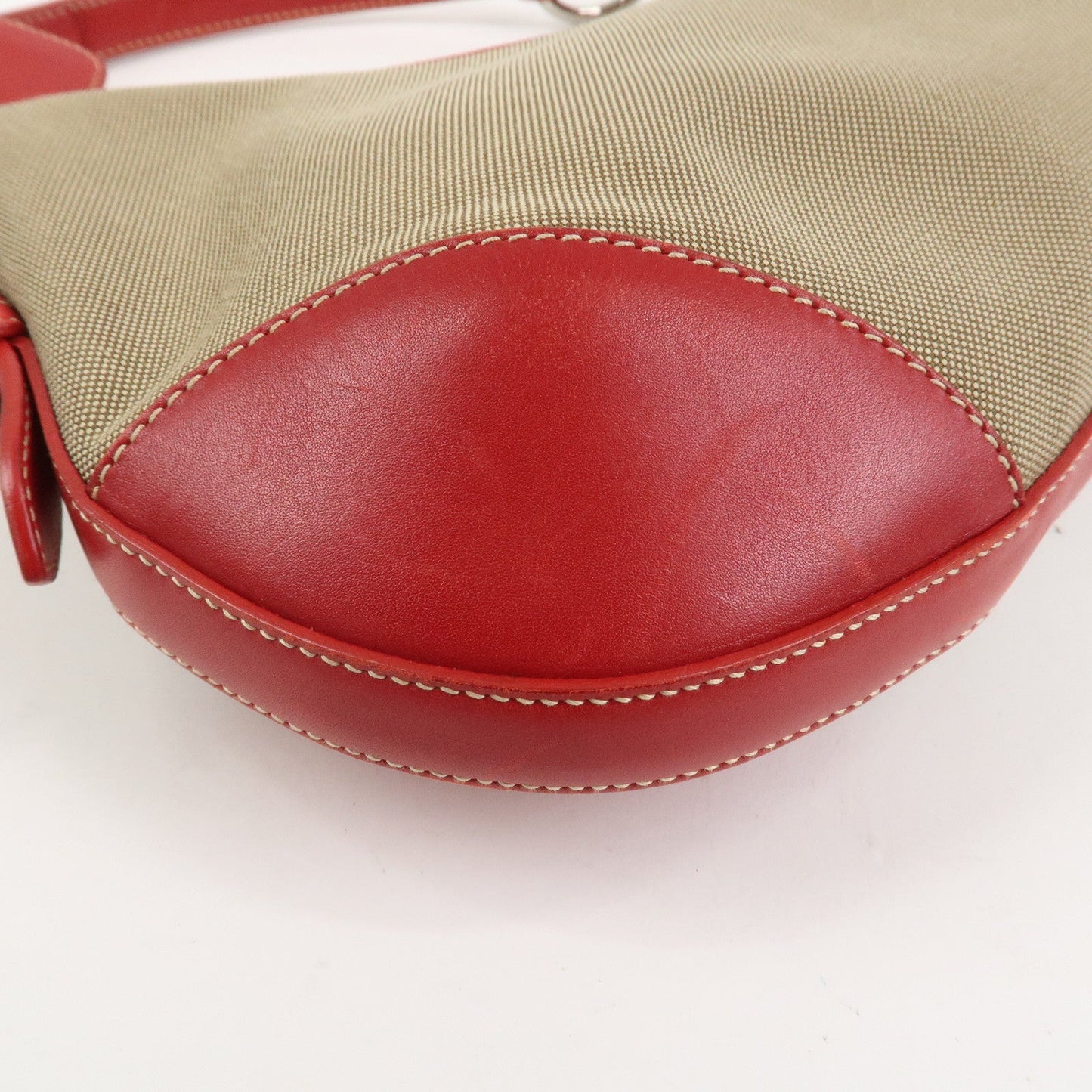 Prada Logo Jacguard Leather Shoulder Bag Light Brown Red BR3429【Pre-order】