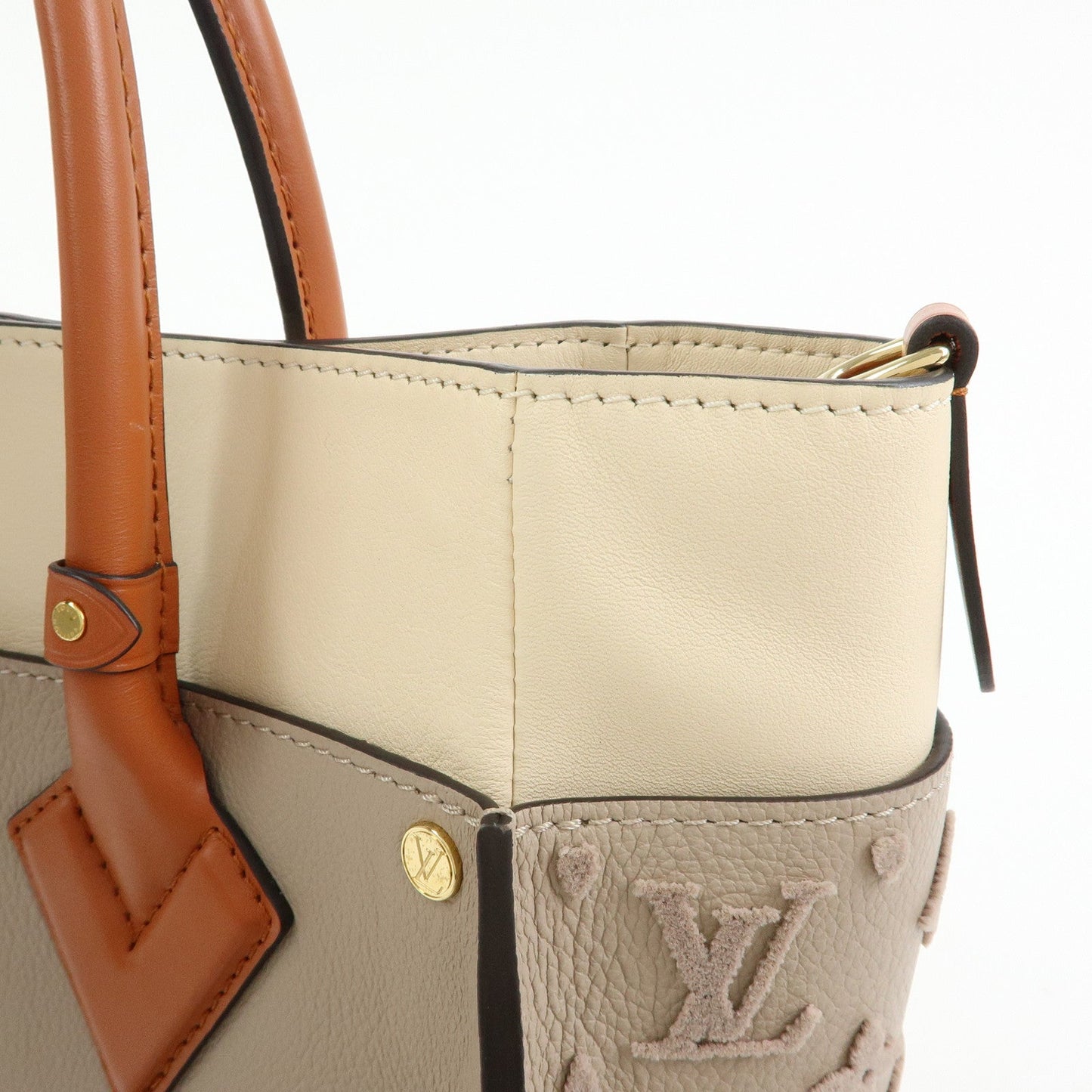 Louis Vuitton Monogram Tuffetage On My Side MM 2Way Bag M53825【Pre-order】