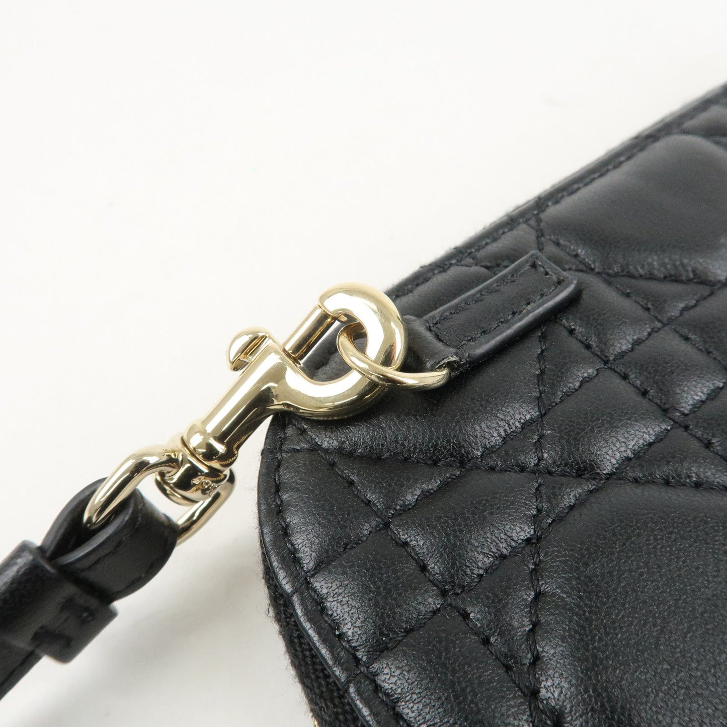 Christian Dior Lady Dior Call'in Dior Cannage Lamb Skin Phone Holder【Pre-order】