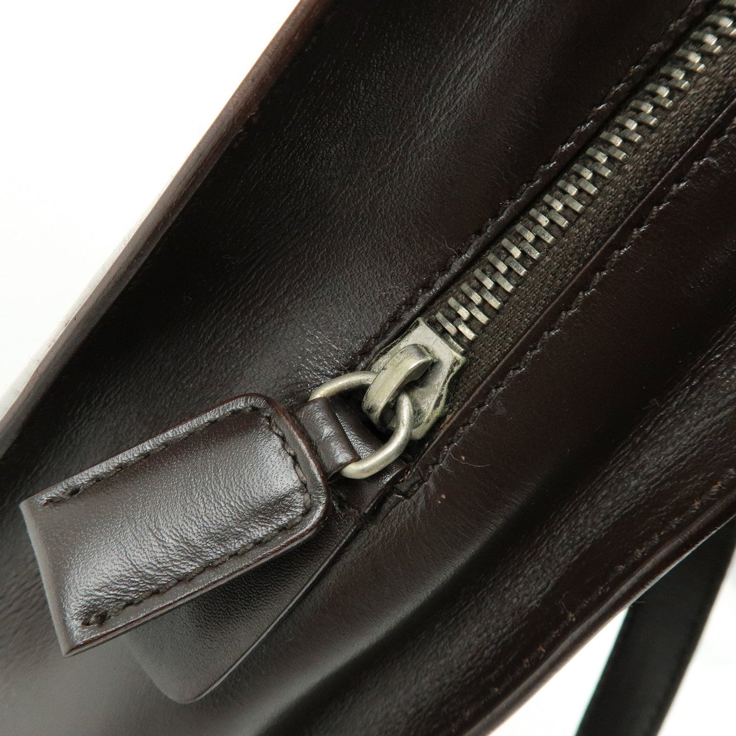Prada Logo Leather Tote Bag Shoulder Bag Dark Brown【Pre-order】