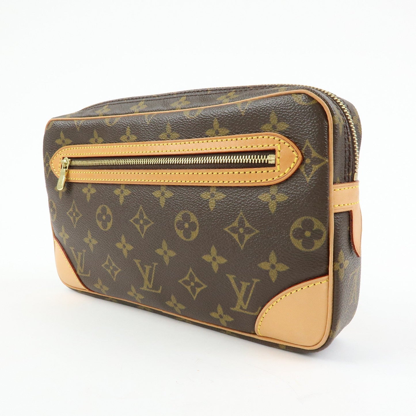 Louis Vuitton Monogram Marly Dragonne GM Clutch Bag Brown M51825【Pre-order】
