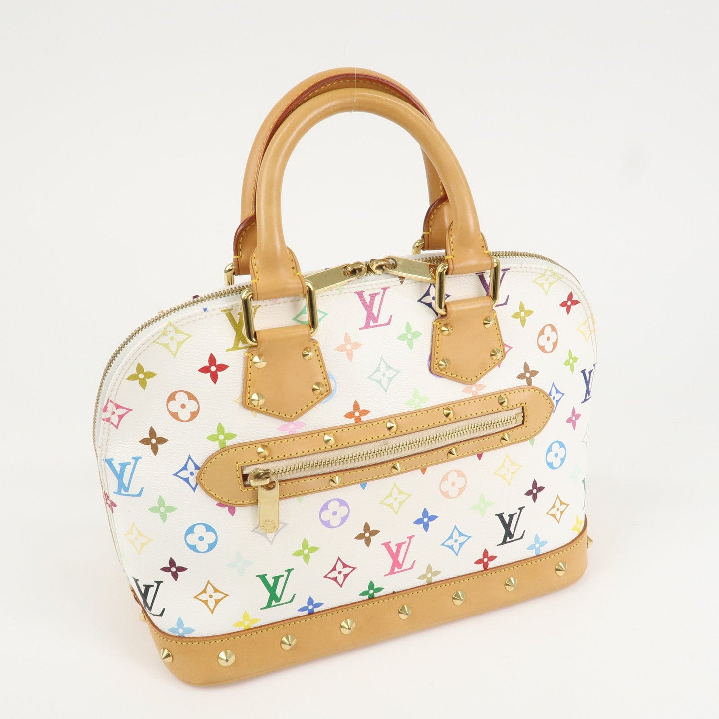Louis Vuitton Monogram Multicolor Alma Hand Bag Blanc M92647【Pre-order】
