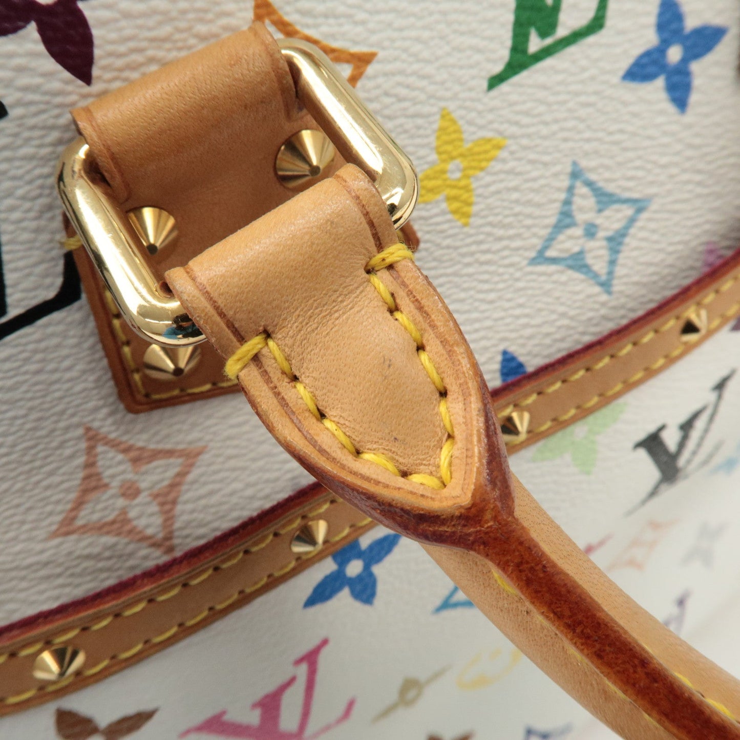 Louis Vuitton Monogram Multicolor Trouville Hand Bag Blanc M92663【Pre-order】