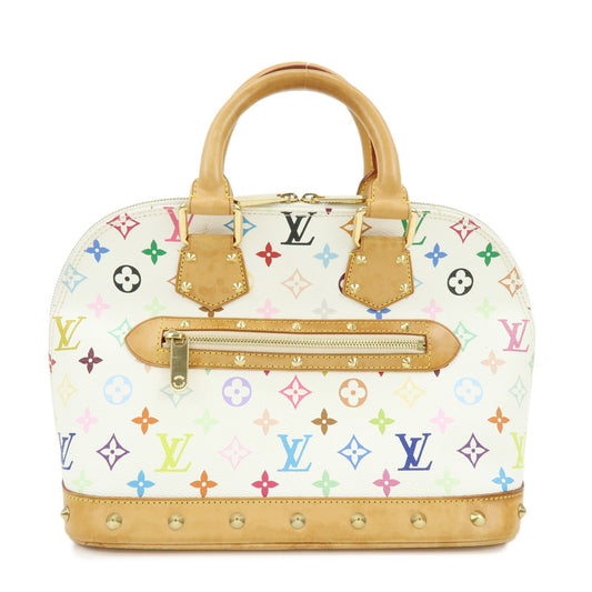 Louis Vuitton Monogram Multicolor Alma PM Hand Bag Blanc M92647【Pre-order】