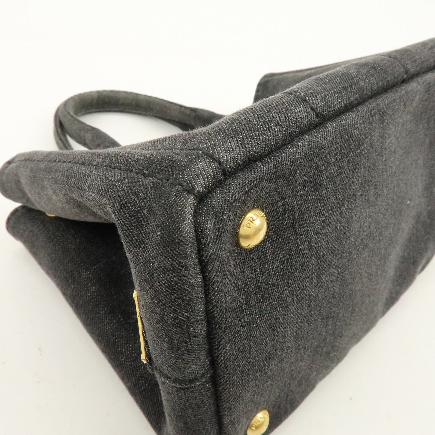 Prada Canapa Canvas 2Way Bag Hand Bag Shoulder Bag Black【Pre-order】