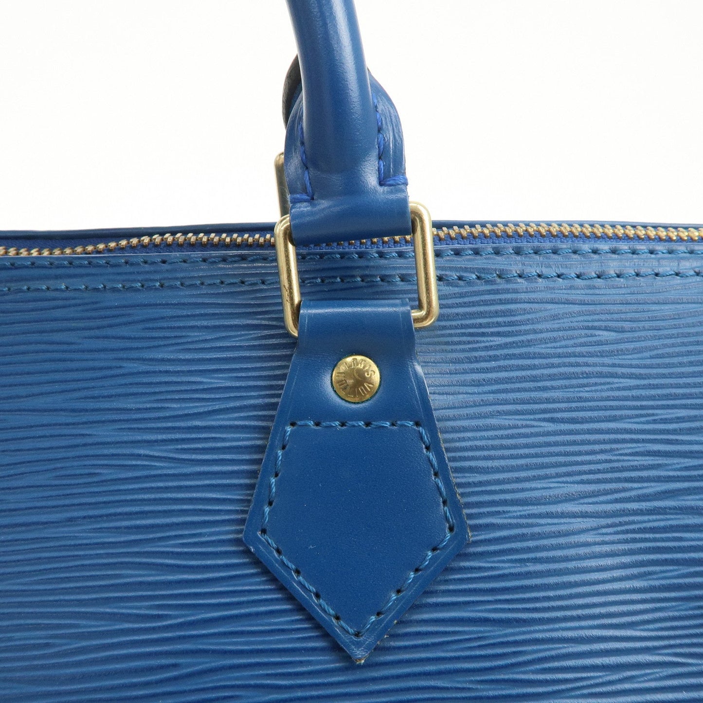 Louis Vuitton Epi Speedy 30 Hand Bag Boston Bag Toledo Blue M43005【Pre-order】