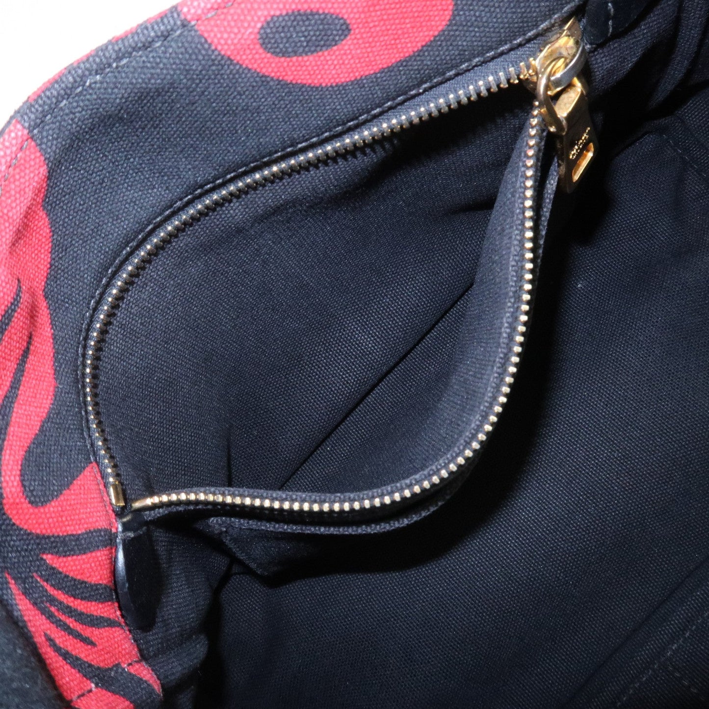 Prada Canapa Mini 2Way Bag Tote Bag Black Red BN2439G【Pre-order】