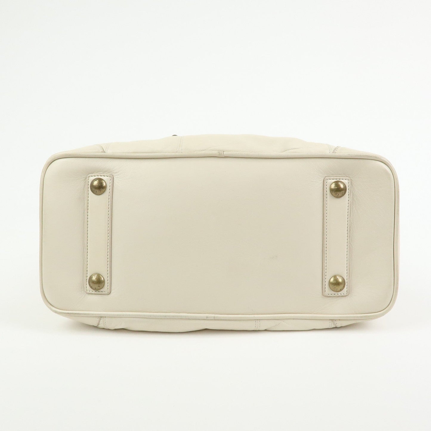 Louis Vuitton Cruise Line Rivet Bag Leather Hand Bag Ecru M95345【Pre-order】