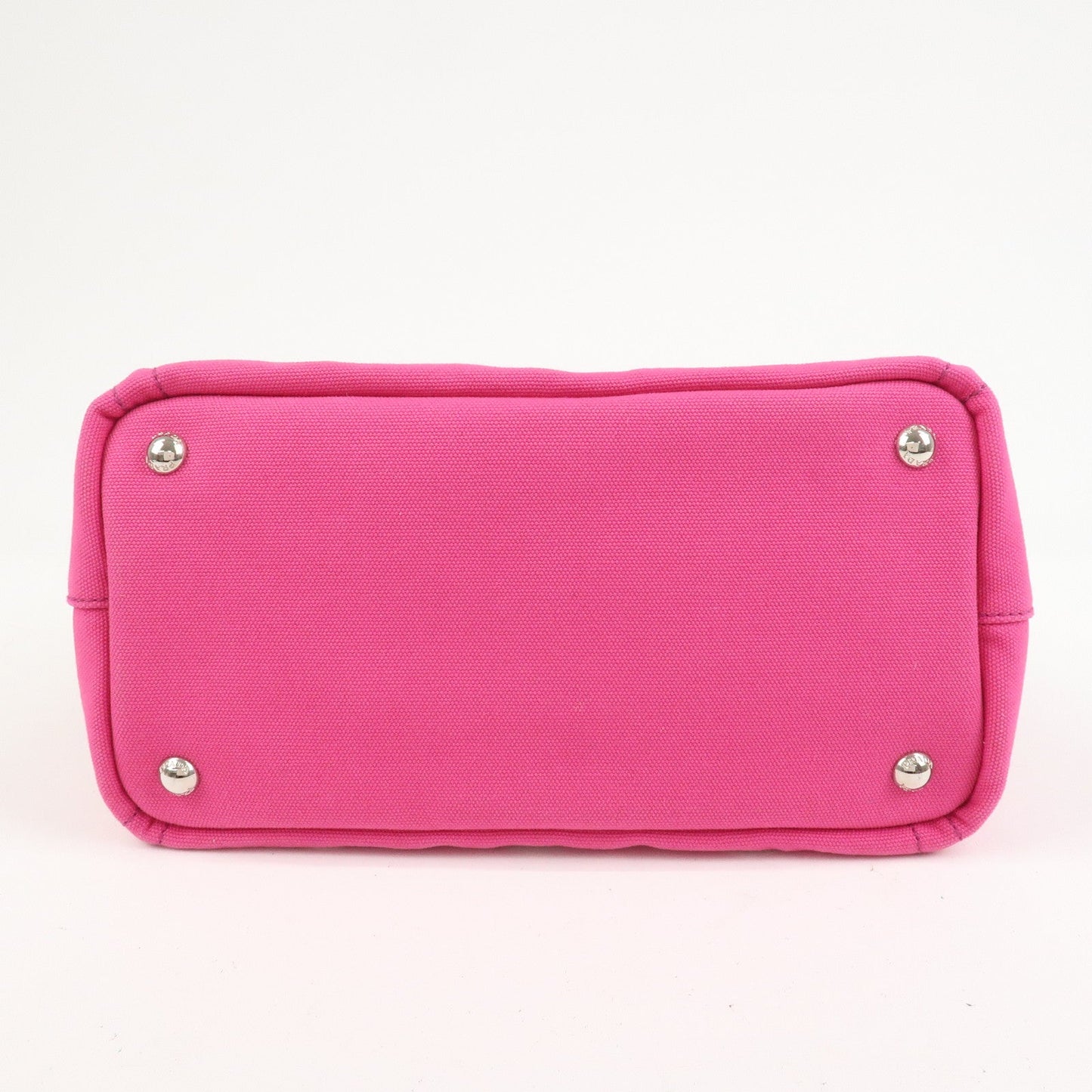 Prada Grommet Canapa Mini Canvas 2Way Bag Hand Bag Pink 1BG439【Pre-order】