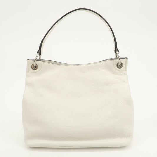 Prada Triangle Logo Leather Shoulder Bag White BR5124【Pre-order】