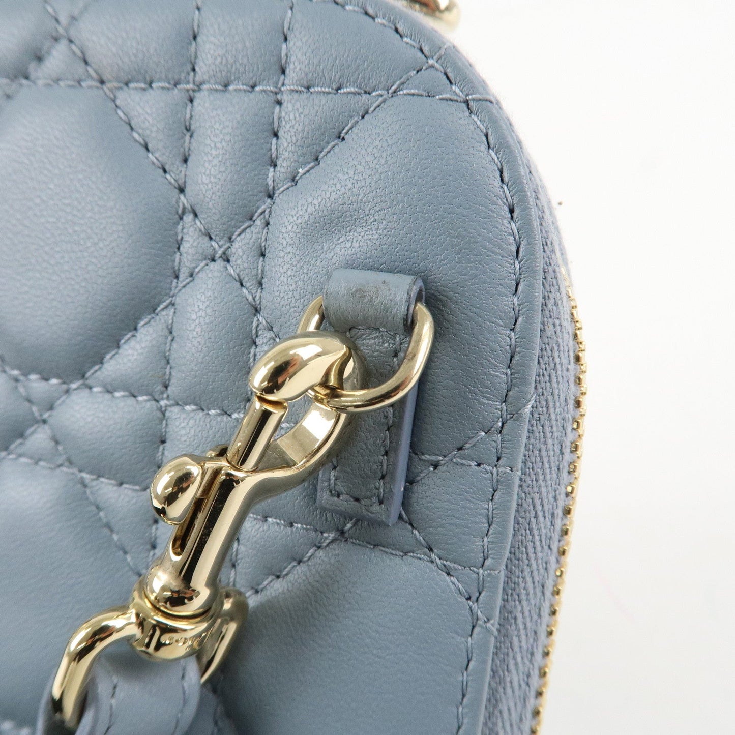 Christian Dior Lady Dior Call'in Dior Cannage Lamb Skin Phone Holder【Pre-order】