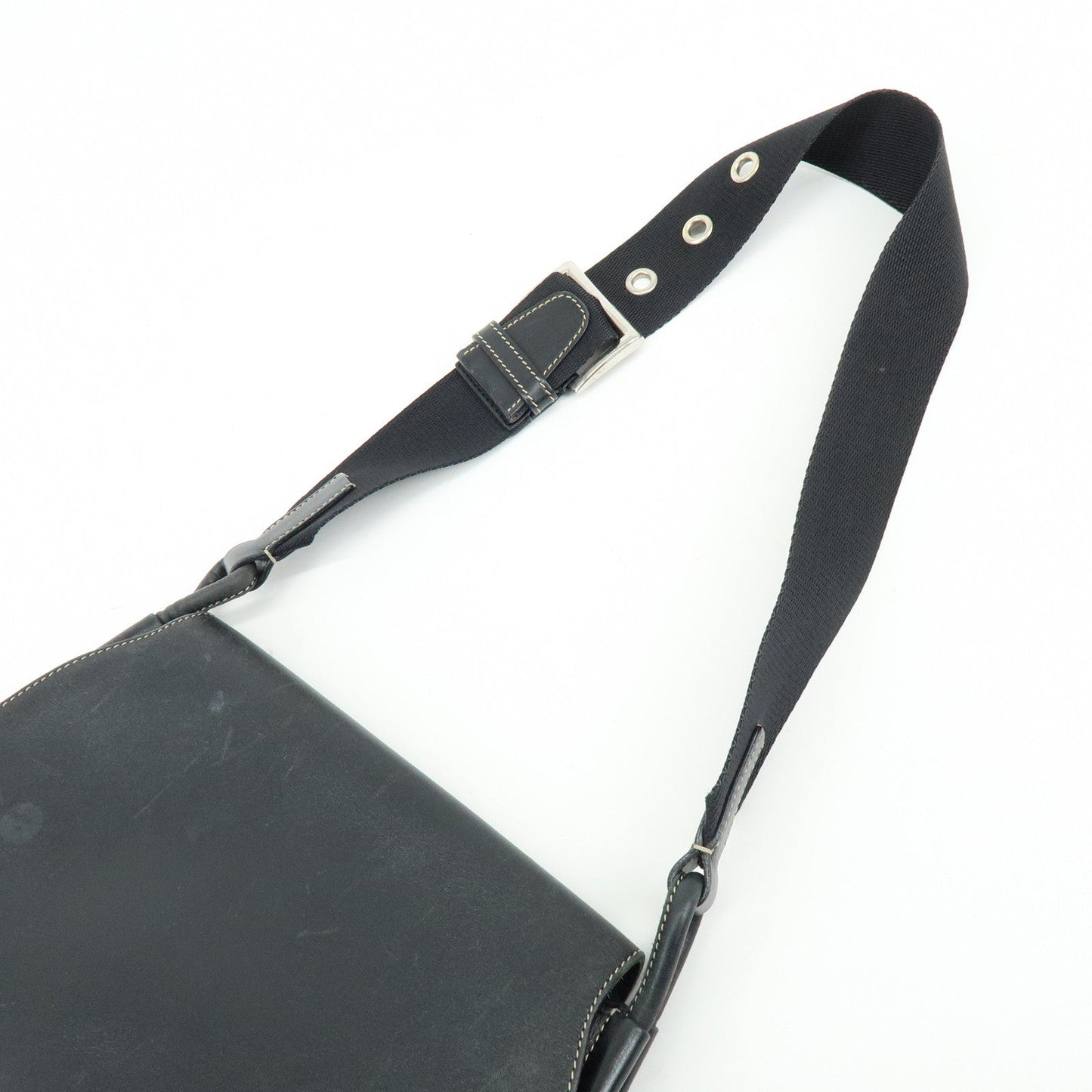 Prada Leather Shoulder Bag Hand Bag Black【Pre-order】