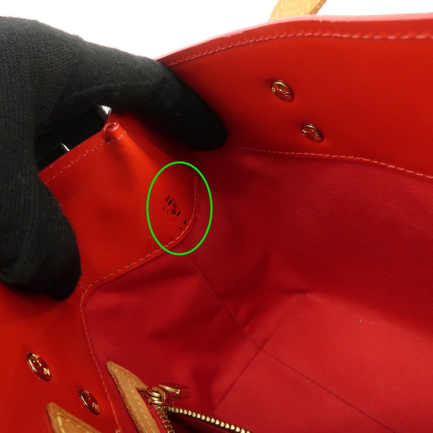Louis Vuitton Monogram Vernis Lead PM Hand Bag Rouge M91088【Pre-order】