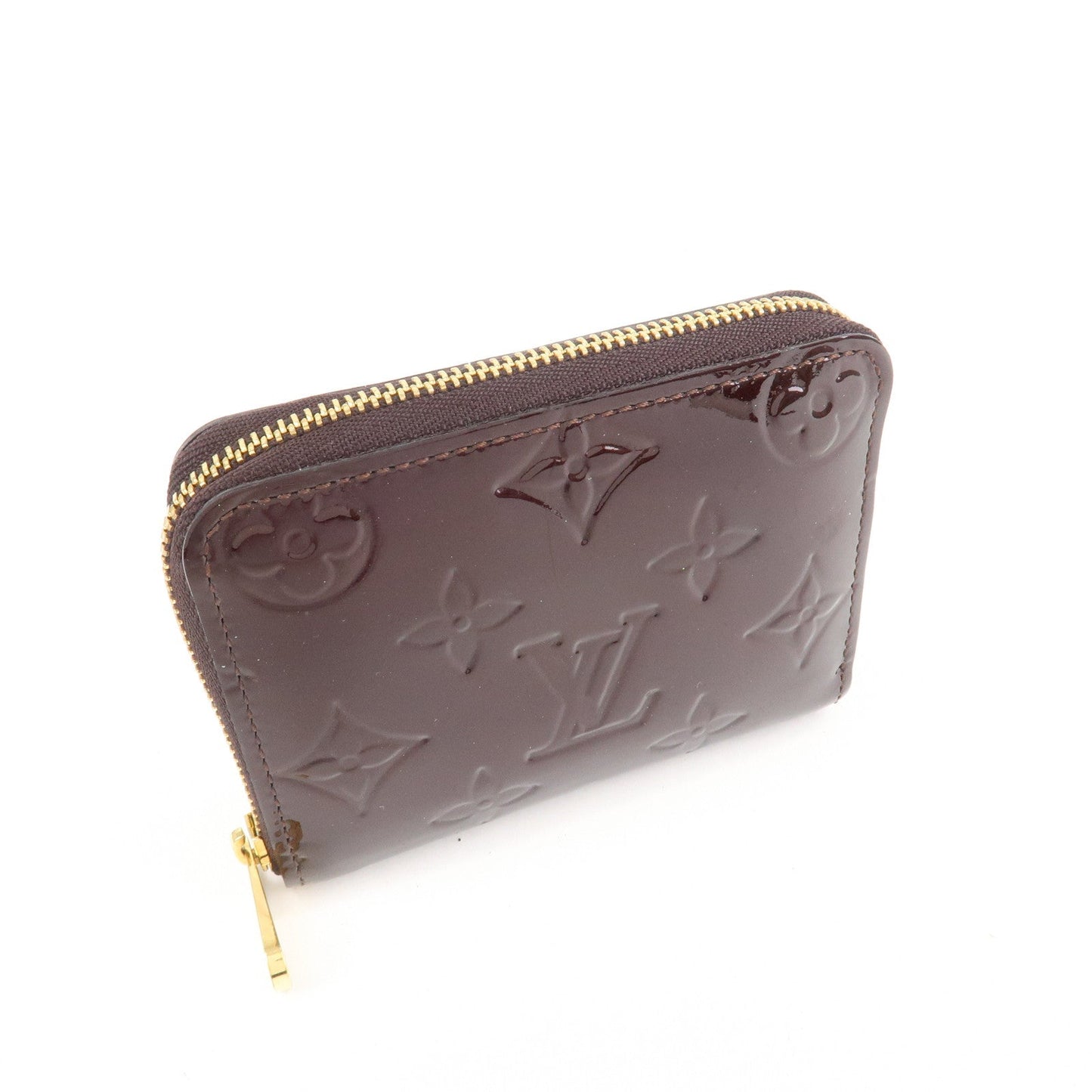 Louis Vuitton Monogram Vernis Zippy Coin Purse Amarante M93607【Pre-order】