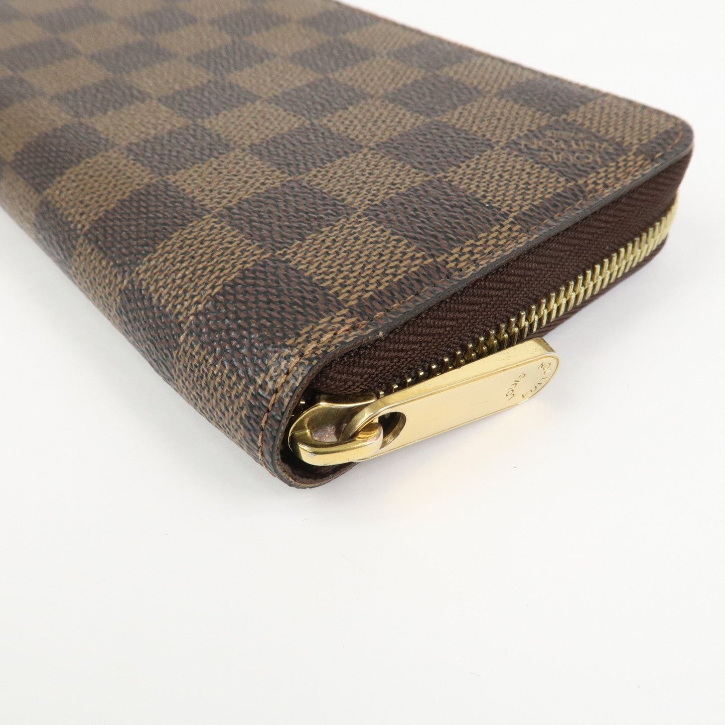 Louis Vuitton Damier Round Zippy Wallet Old Style Brown N60015【Pre-order】