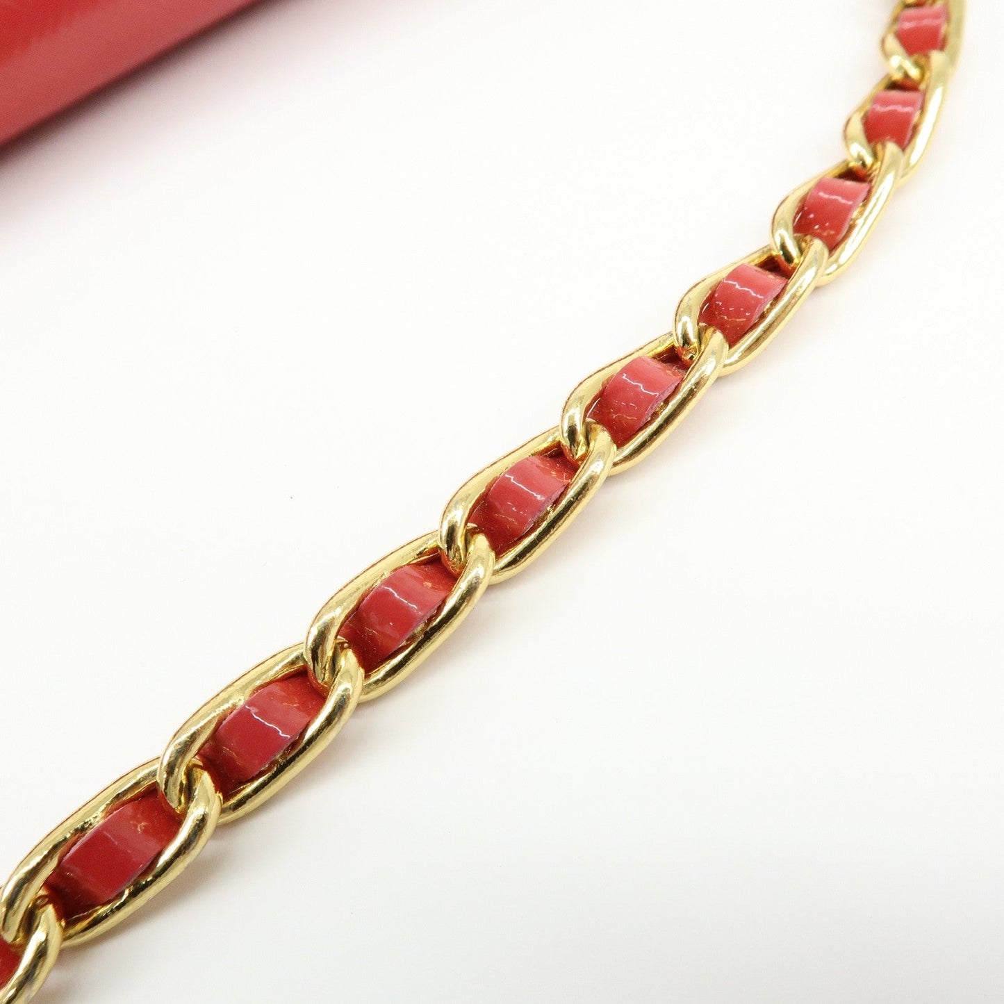 Prada Patent Leather 2Way Shoulder Chain Bag Hand Bag Pink【Pre-order】