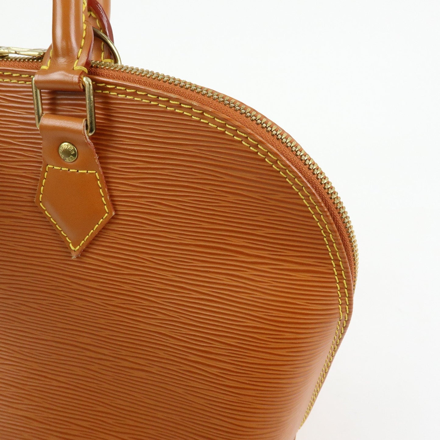 Louis Vuitton Epi Alma PM Lether Hand Bag Zipang Gold M52148【Pre-order】