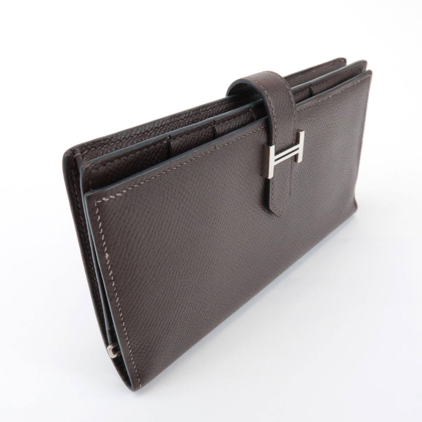 Hermes Veau Epsom Leather Soufflet Long Wallet【Pre-order】