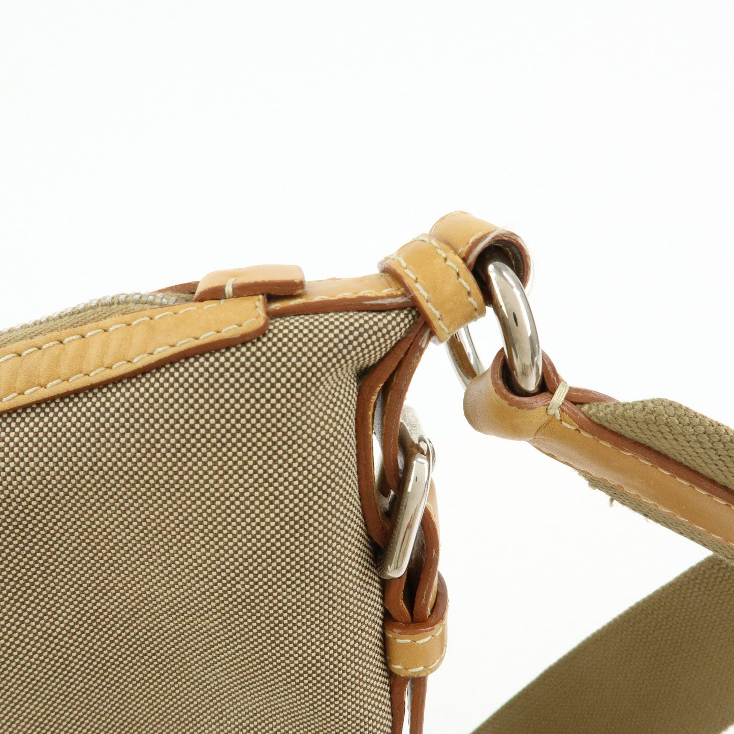 Prada Logo Jacquard Leather Shoulder Bag Crossbody Bag Camel BT0533【Pre-order】