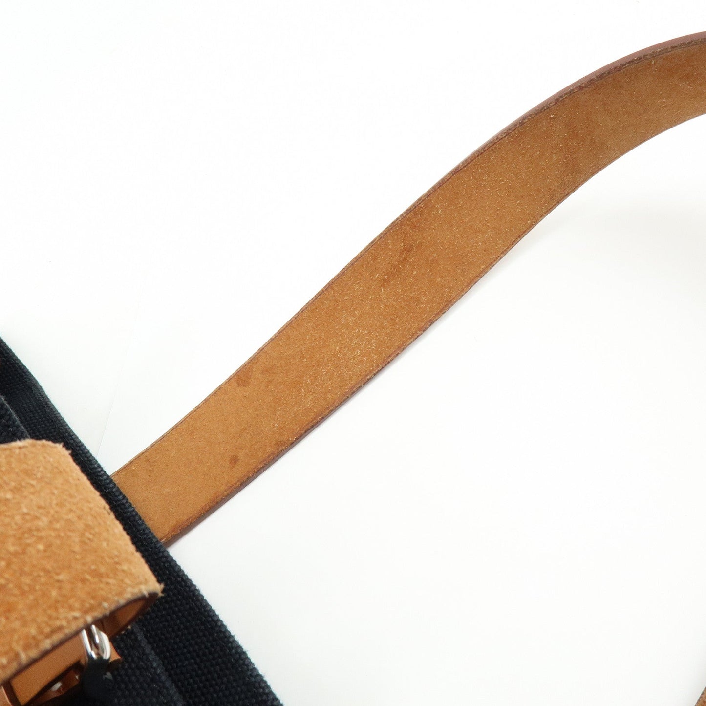 Hermes Étrivière 41 Veau Tadelakt Toile Goéland Canvas Tote Bag【Pre-order】