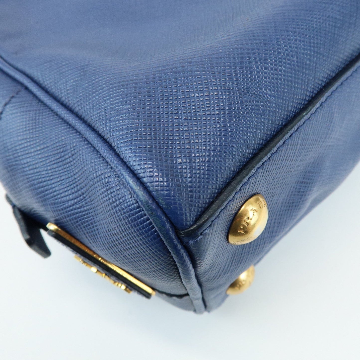 Prada Triangle Logo 2Way Bag Hand Bag Shoulder Bag Blue Green【Pre-order】