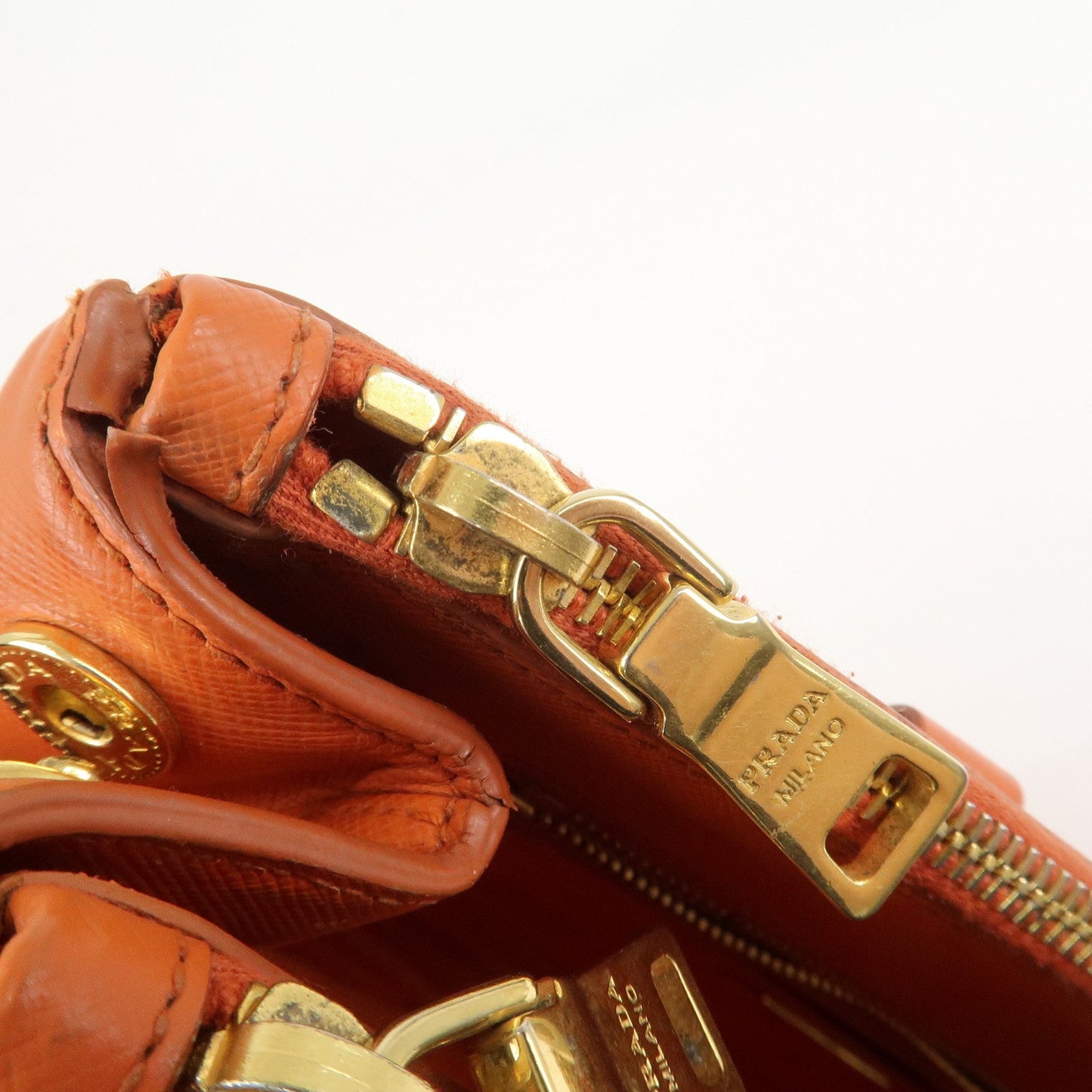 Prada Galleria Saffiano Leather 2Way Bag Orange 1BA274【Pre-order】