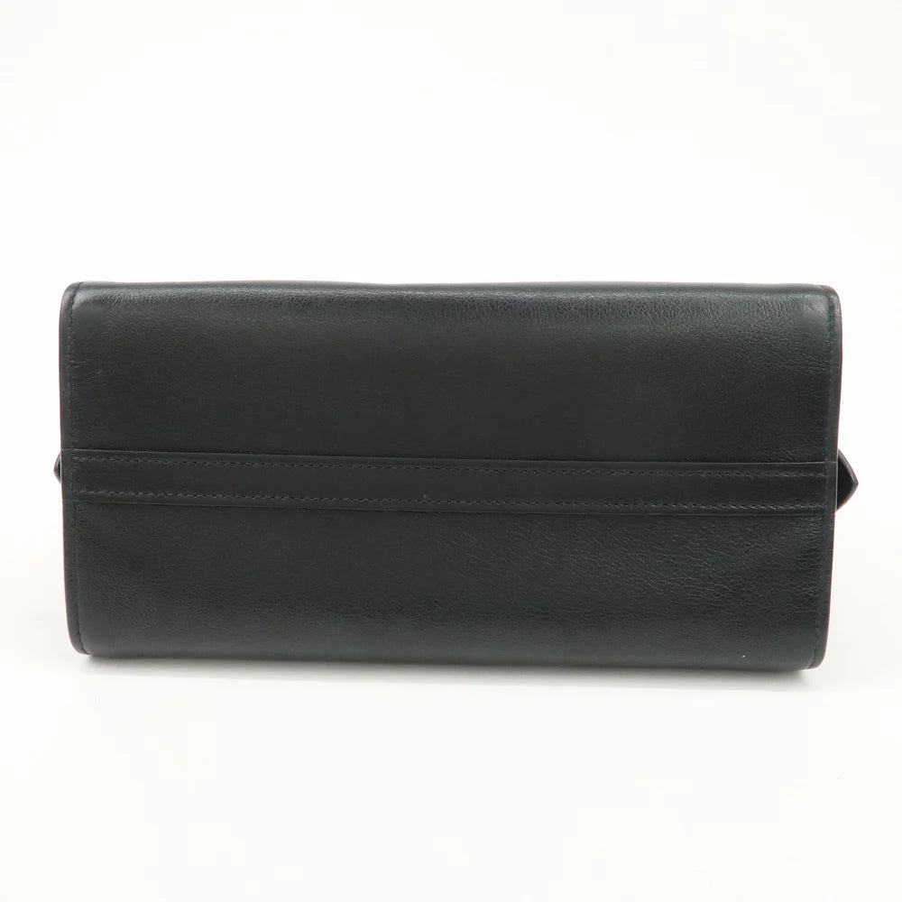 Prada Leather 2Way Bag Hand Bag Black Gold Hardware【Pre-order】