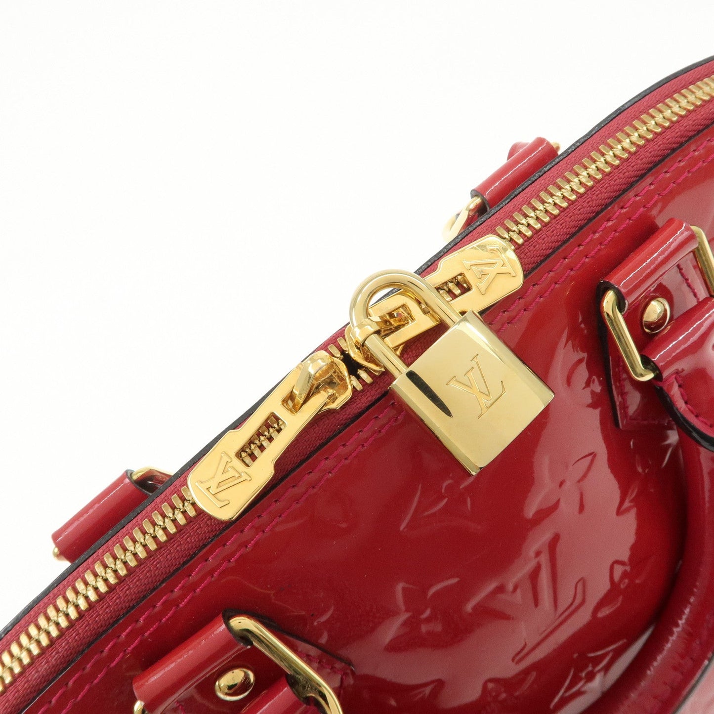 Louis Vuitton Monogram Vernis Alma PM Hand Bag Rose Indien M91770【Pre-order】