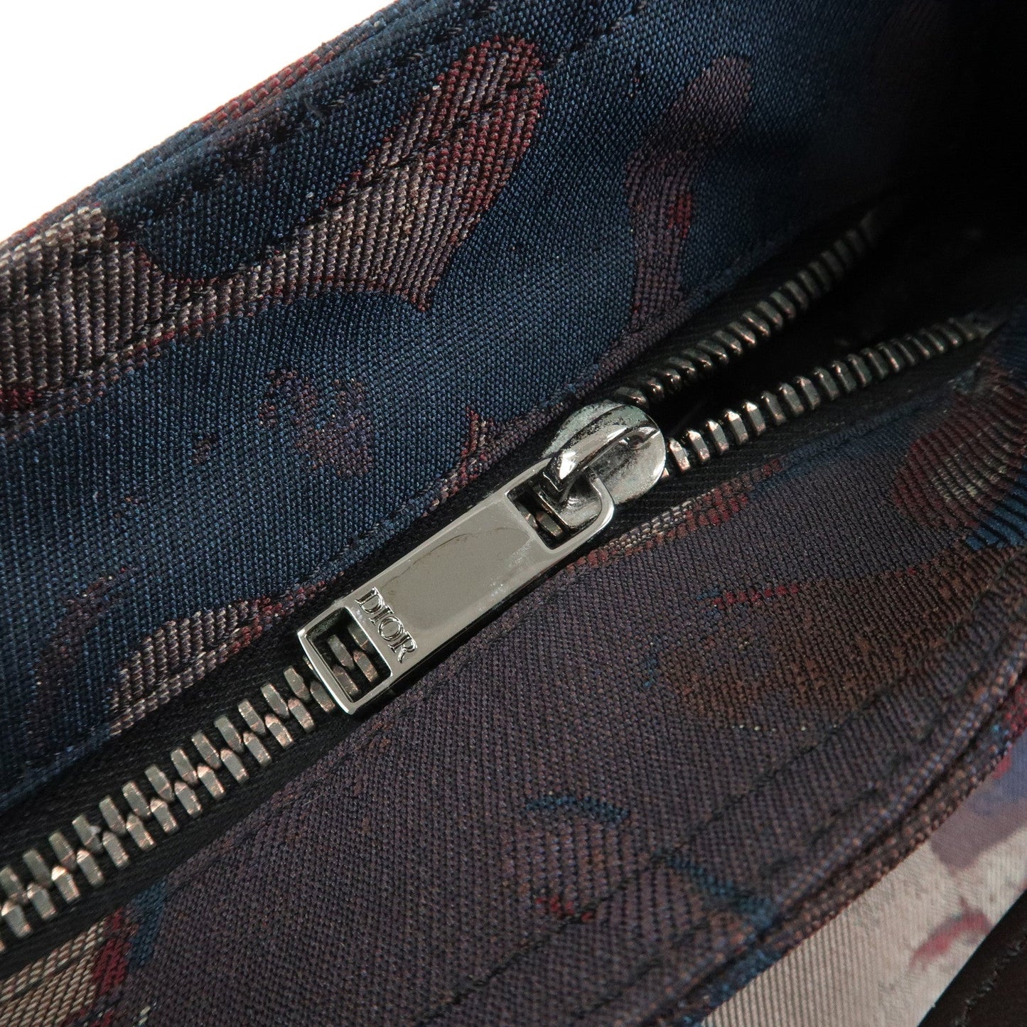 Christian Dior Canvas Leather Saddle Flap Camouflage Messenger Bag【Pre-order】