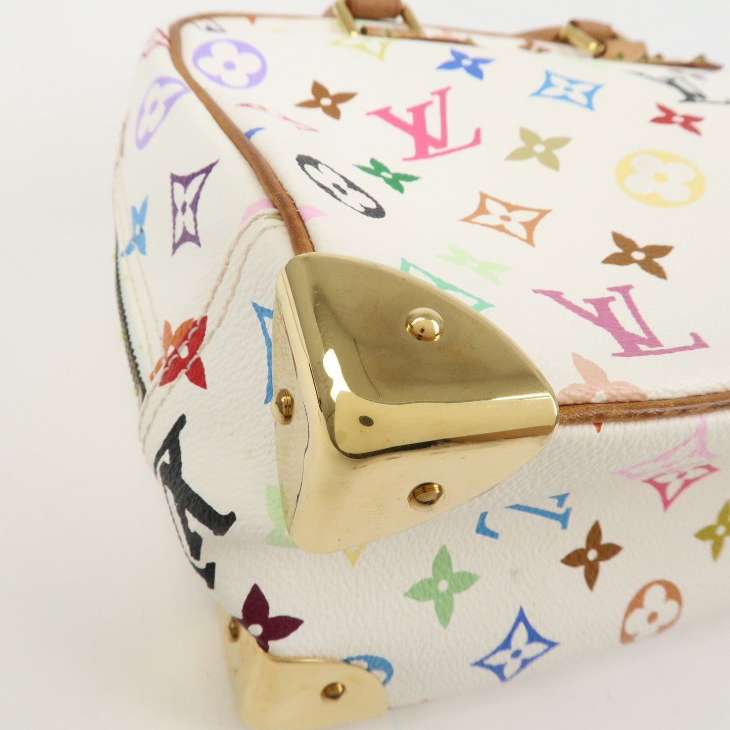 Louis Vuitton Monogram Multicolor Trouville Hand Bag Blanc M92663【Pre-order】